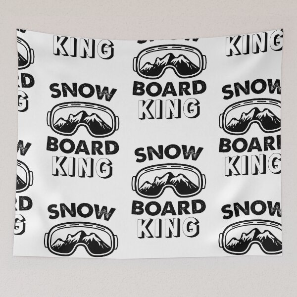 Item preview, Snowboard King, Id Rather Be Snowboarding designed and sold by SportyDogShop.