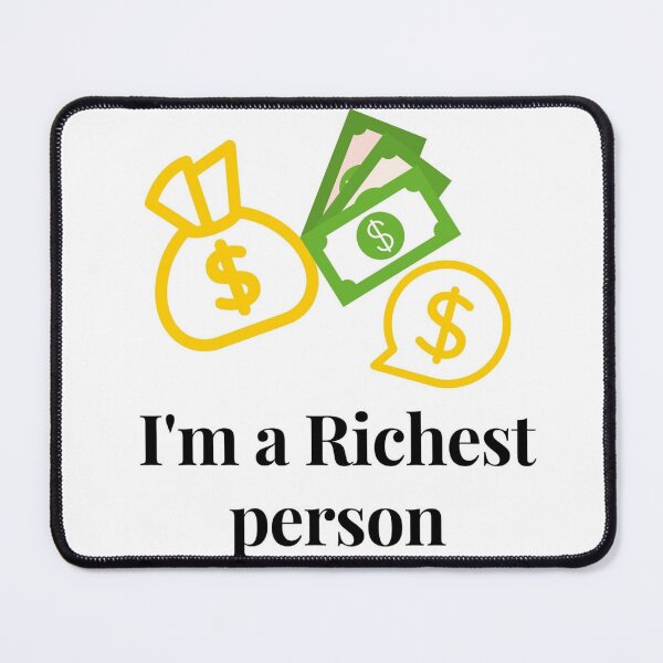 Item preview, I am a Richest person - motivational quote designed and sold by ThamaraiSelvi.