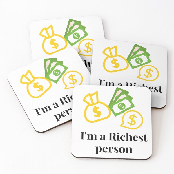 Item preview, I am a Richest person - motivational quote designed and sold by ThamaraiSelvi.