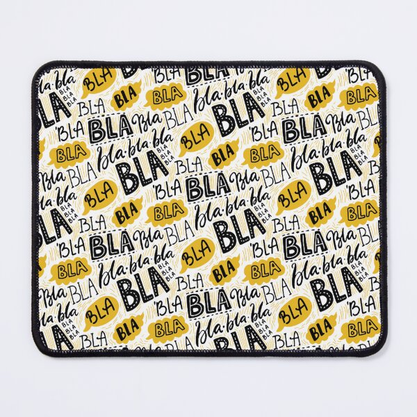 Item preview, Bla bla Peamless Pattern Hand Lettering Words With Yellow Speech Bubbles designed and sold by HIXE.