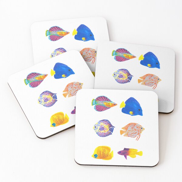Item preview, Tropical Fish Vertical designed and sold by hunkyfrog.