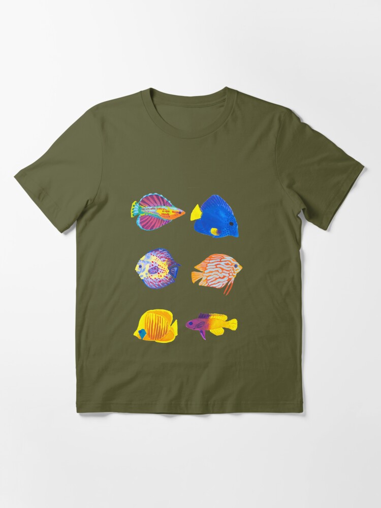 Tropical Fish Vertical Essential T-Shirt for Sale by hunkyfrog