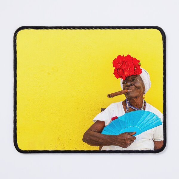 Item preview, Cuban Woman Portrait With Cigar designed and sold by Paul Thompson Photography.