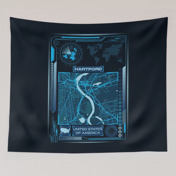 Item preview, HARTFORD MAP USA designed and sold by hatimelhag.