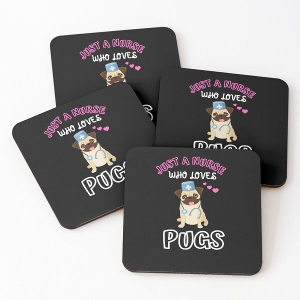 Item preview, Just a nurse who loves pugs designed and sold by Artisan   Kimo.