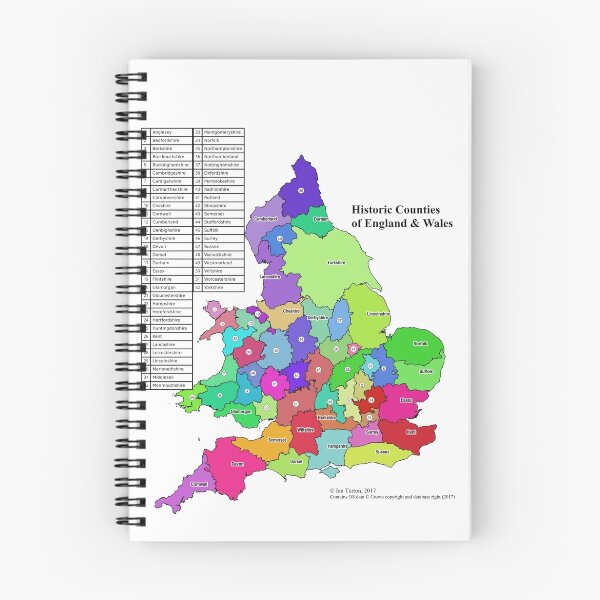 Item preview, Historic Counties of England and Wales designed and sold by ianturton.