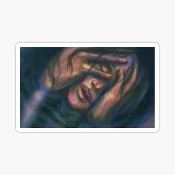 Drowning in Life Sticker
