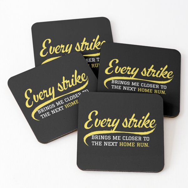 Item preview, Every strike brings me closer to the next home run, I Love Baseball, baseball lover, funny Baseball, Baseball Quote designed and sold by Colors nature.