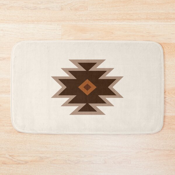 Item preview, Aztec Single Motif Art Browns Rust Cream designed and sold by NataliePaskell.