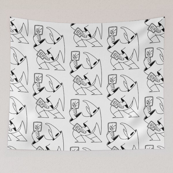 Item preview, Bird Guy with Cards (white background) designed and sold by Owl-n-bear.