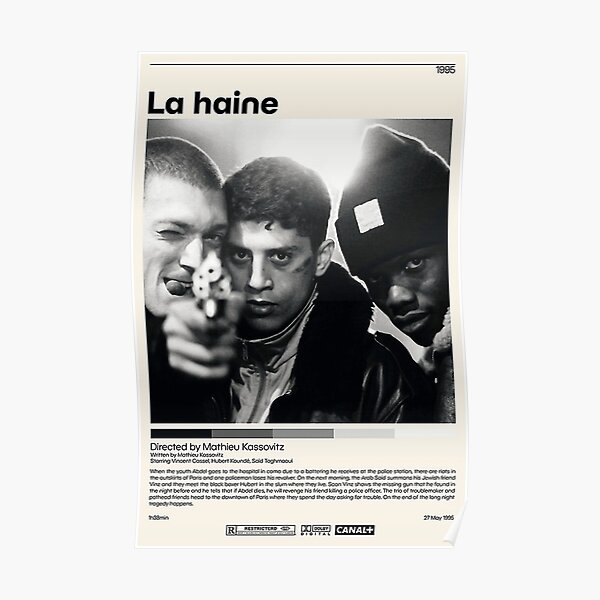 Film classique de La Haine Poster