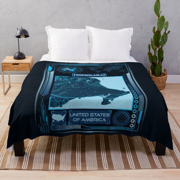 Item preview, HONOLULU MAP USA designed and sold by hatimelhag.