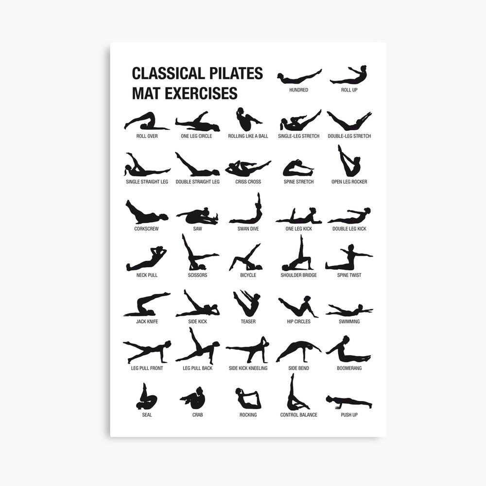 PILATES MAT Poster