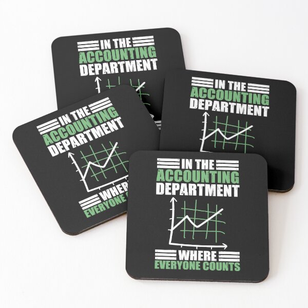 Item preview, Accounting Department Counts A Funny Accountancy Pun designed and sold by Nessshirts.