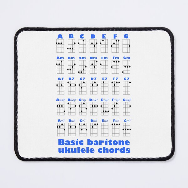 Item preview, Basic baritone ukulele chords designed and sold by Papermouse.