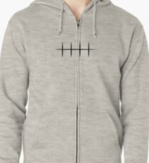 Pain demands to be felt Zipped Hoodie