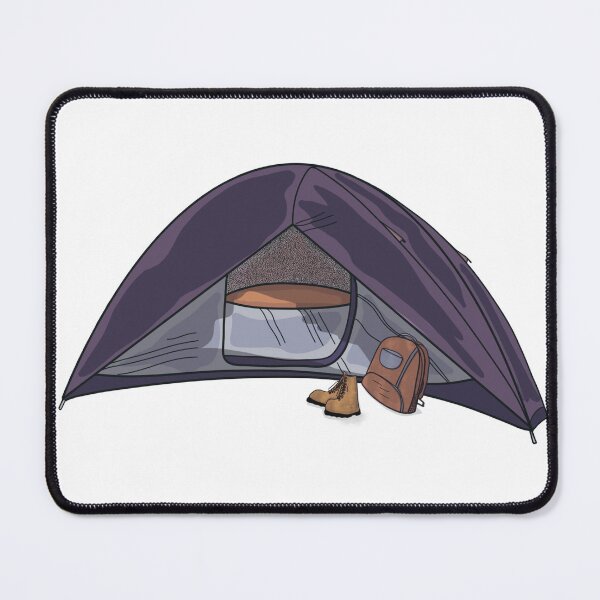 Artikelvorschau, Purple Tent Camp Vibes entworfen und verkauft von WalkSimplyArt.