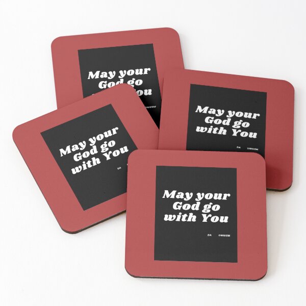 Item preview, May your God go with you-  omnism catch phrase  of comedian  Dave Allen designed and sold by Inspire-me-CYK.