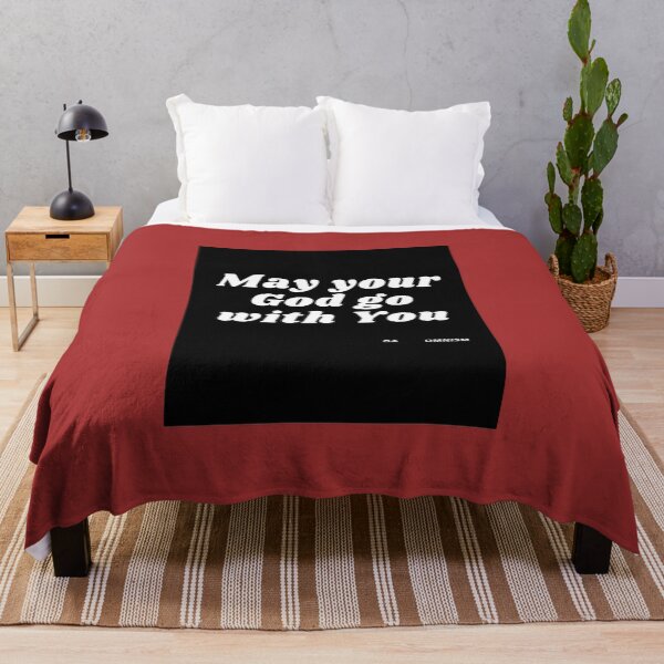 Item preview, May your God go with you- omnism catch phrase of comedian Dave Allen designed and sold by Inspire-me-CYK.