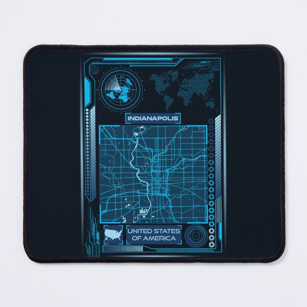 Item preview, INDIANAPOLIS MAP USA designed and sold by hatimelhag.