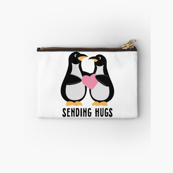 Item preview,  Sending Hugs , nice,  funny Penguin Hugs cute ,  designed and sold by dortmond.