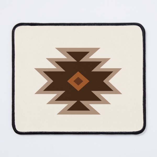 Item preview, Aztec Single Motif Art Browns Rust Cream designed and sold by NataliePaskell.