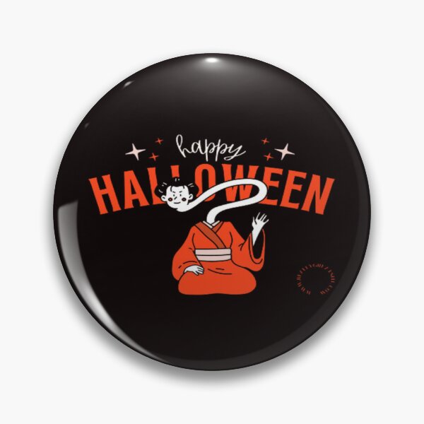 Aperçu de l'œuvre Joyeux Halloween noir et rouge créée et vendue par Unique7design.