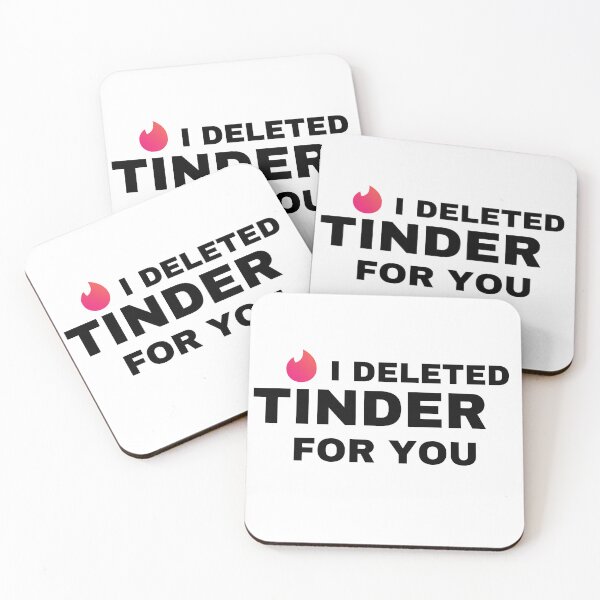 Item preview, I DELETED TINDER FOR YOU - funny tinder gift  designed and sold by MiKy1997.