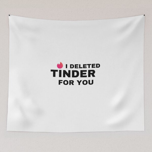 Item preview, I DELETED TINDER FOR YOU - funny tinder gift  designed and sold by MiKy1997.