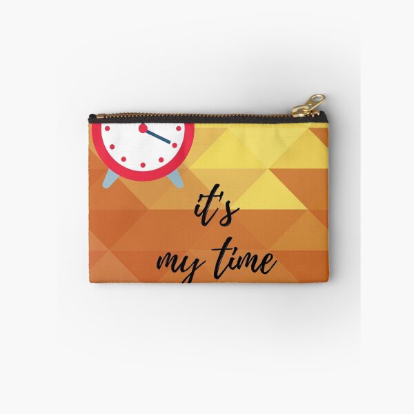 Item preview, Motivational Quote: It's my time with alarm clock  designed and sold by ThamaraiSelvi.