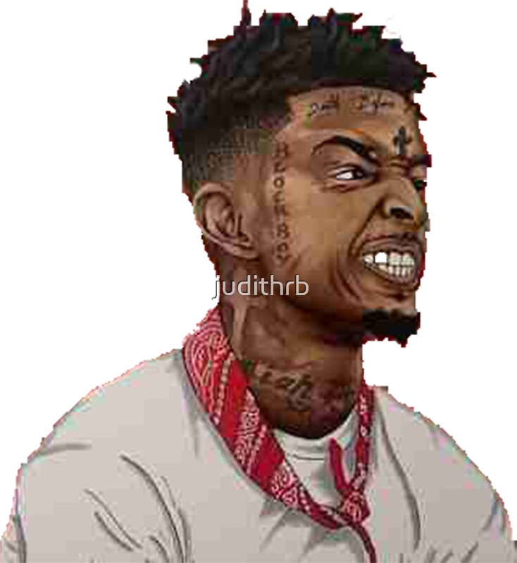 quot 21 savage cartoon quot stickers by judithrb redbubble large christmas mugs