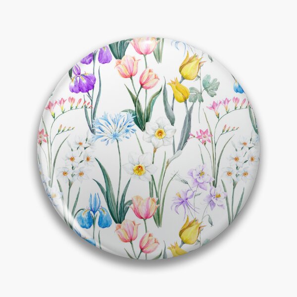 Item preview, Watercolor Spring Flowers Collection designed and sold by silviaol.