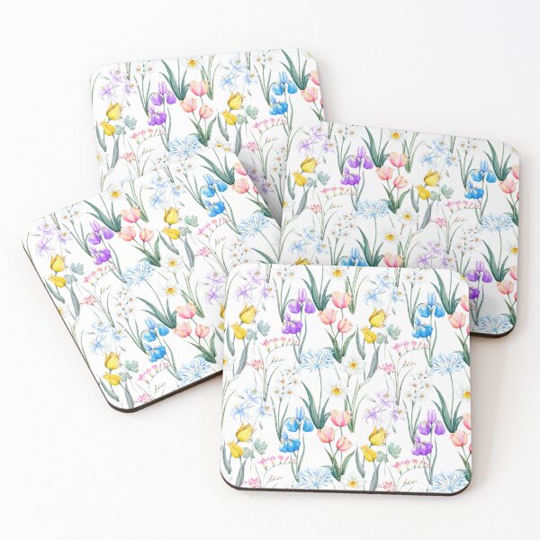 Item preview, Watercolor Spring Flowers Collection designed and sold by silviaol.