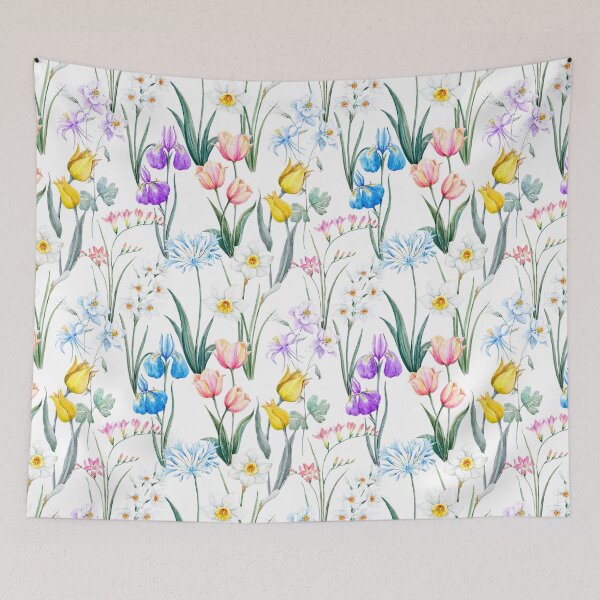 Item preview, Watercolor Spring Flowers Collection designed and sold by silviaol.