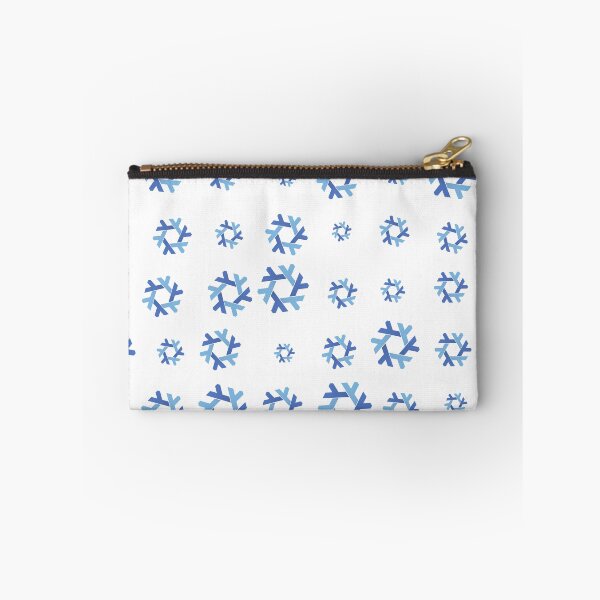 Item preview, Nix NixOs Random pattern of blue  lambda snow flakes designed and sold by yisraeldov.