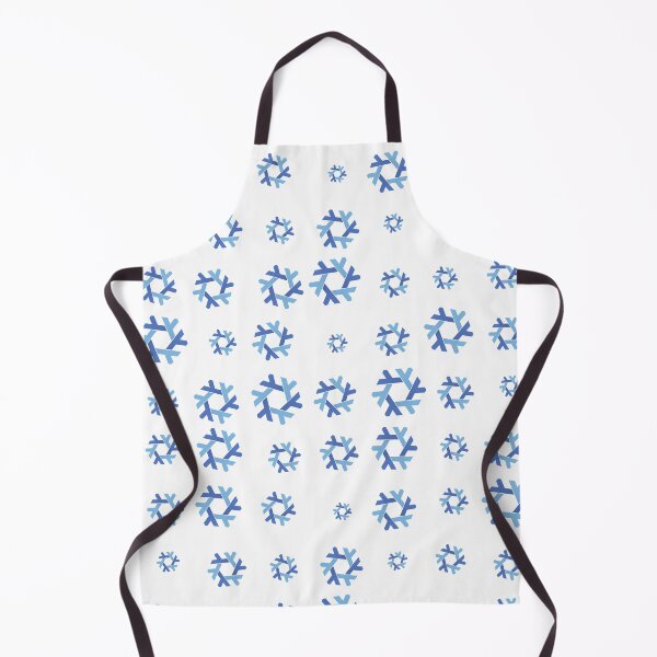 Item preview, Nix NixOs Random pattern of blue lambda snow flakes designed and sold by yisraeldov.