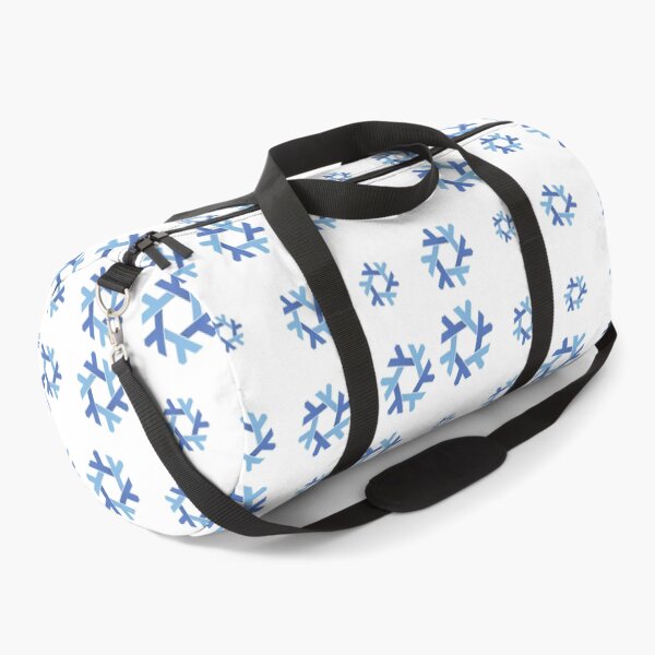 Item preview, Nix NixOs Random pattern of blue lambda snow flakes designed and sold by yisraeldov.