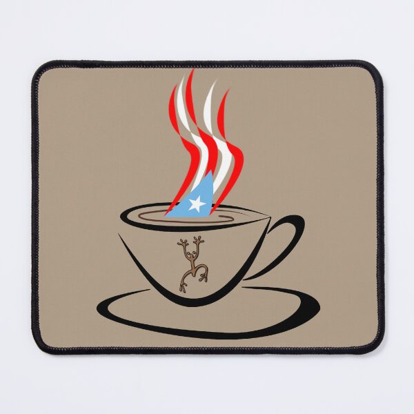 Item preview, Puerto Rico Aroma Flag and Coquí Taíno Coffee Lover designed and sold by SoLunAgua ..