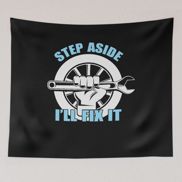 Item preview, STEP ASIDE ILL FIX IT...Funny Mechanic vintage designed and sold by َART LOVERS ★★★★★.