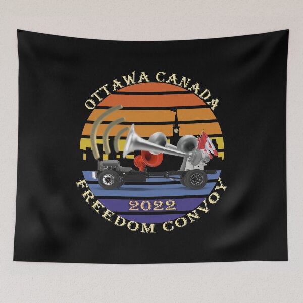 Item preview,   Freedom Convoy 2022 Ottawa Canada Trucker Protest 2022 designed and sold by david parry.