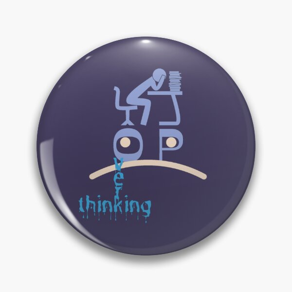 Item preview, Overthinking kills your happiness_ stop overthinking designed and sold by sofiazazi.