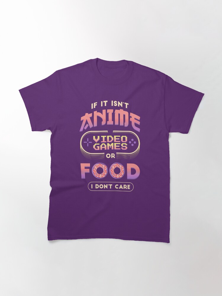 Alternate view of No Anime Don't Care Classic T-Shirt