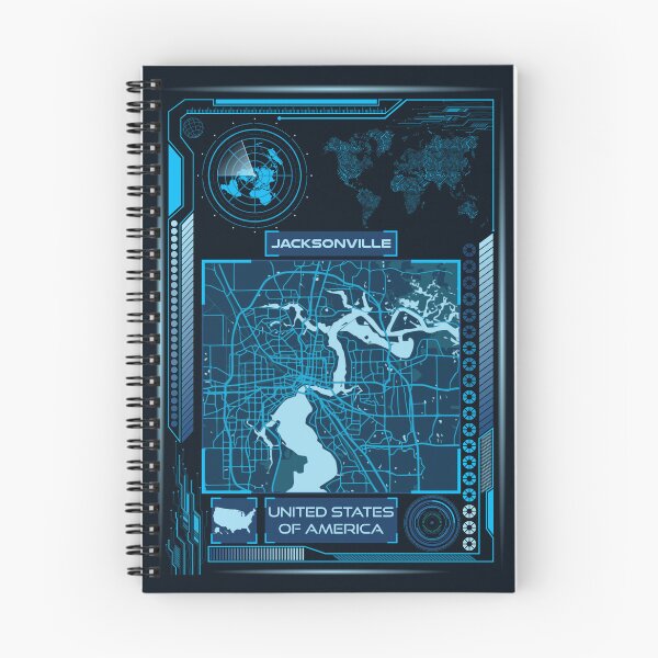 Item preview, JACKSONVILLE MAP USA designed and sold by hatimelhag.