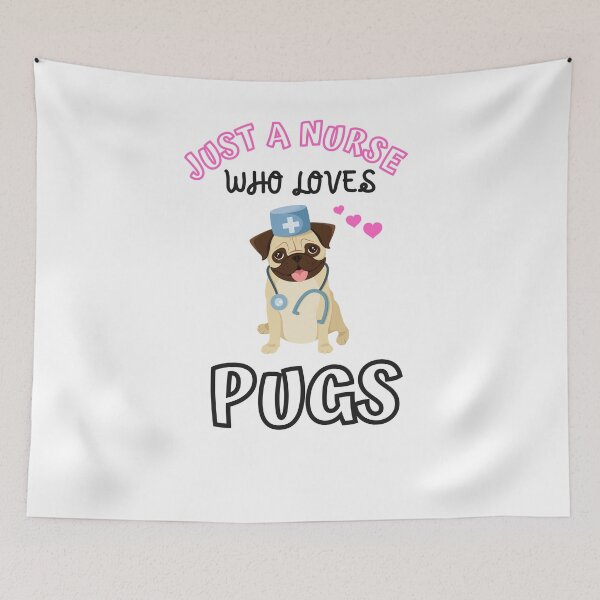 Item preview, Nurse Pug , Just a nurse who loves pugs designed and sold by Artisan   Kimo.
