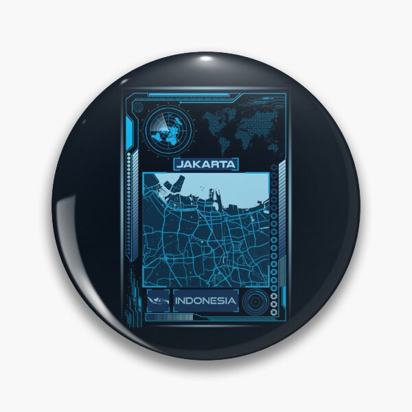 Item preview, JAKARTA MAP INDONESIA designed and sold by hatimelhag.