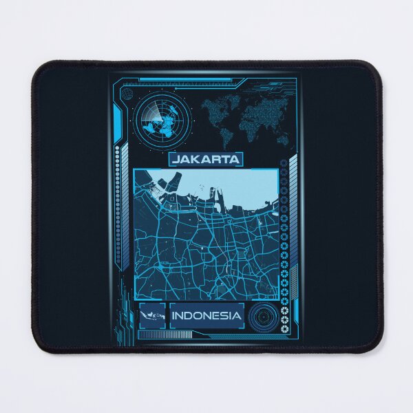 Item preview, JAKARTA MAP INDONESIA designed and sold by hatimelhag.