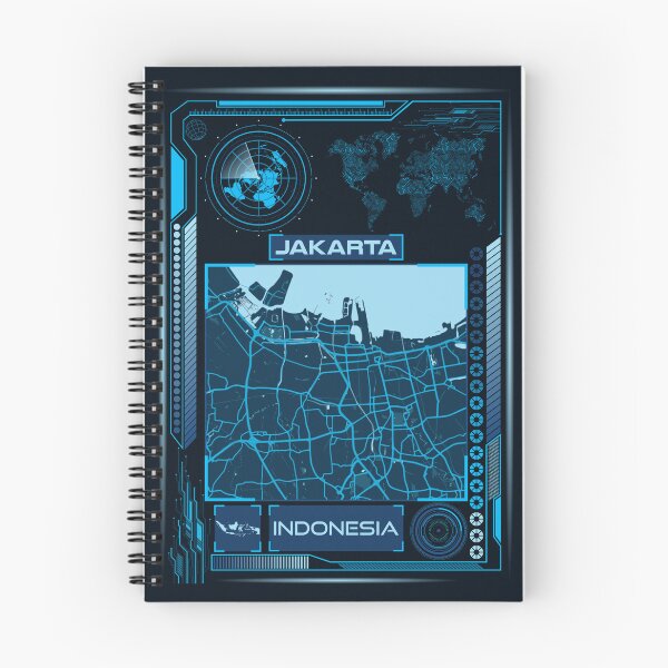 Item preview, JAKARTA MAP INDONESIA designed and sold by hatimelhag.