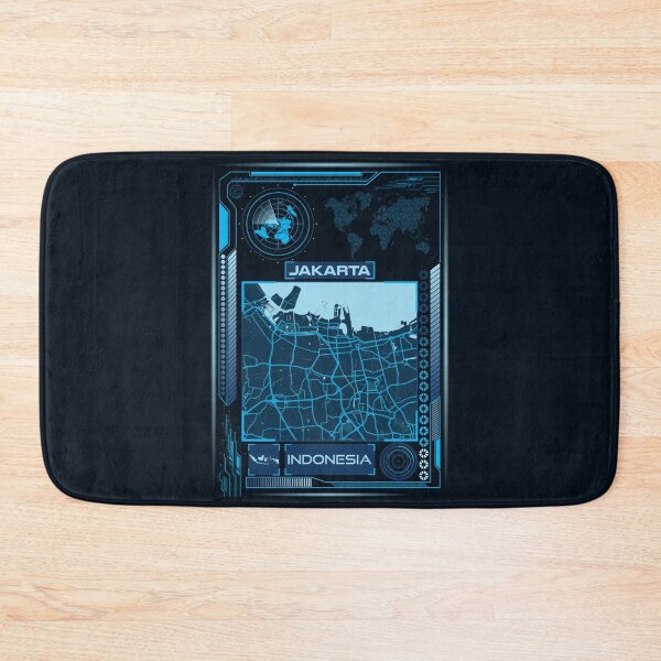 Item preview, JAKARTA MAP INDONESIA designed and sold by hatimelhag.