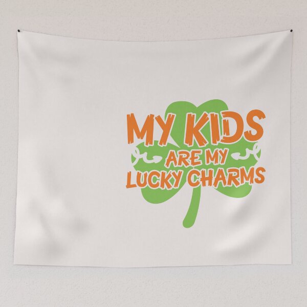 Item preview, My Kids Are My Charm St. Patrick's Day designed and sold by kakarot-art.