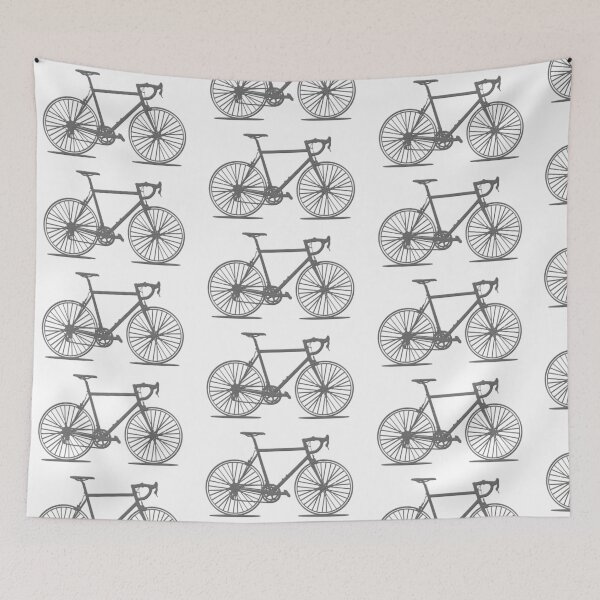 Item preview, Road bike - Faded Grey Design designed and sold by ManoliMerch.